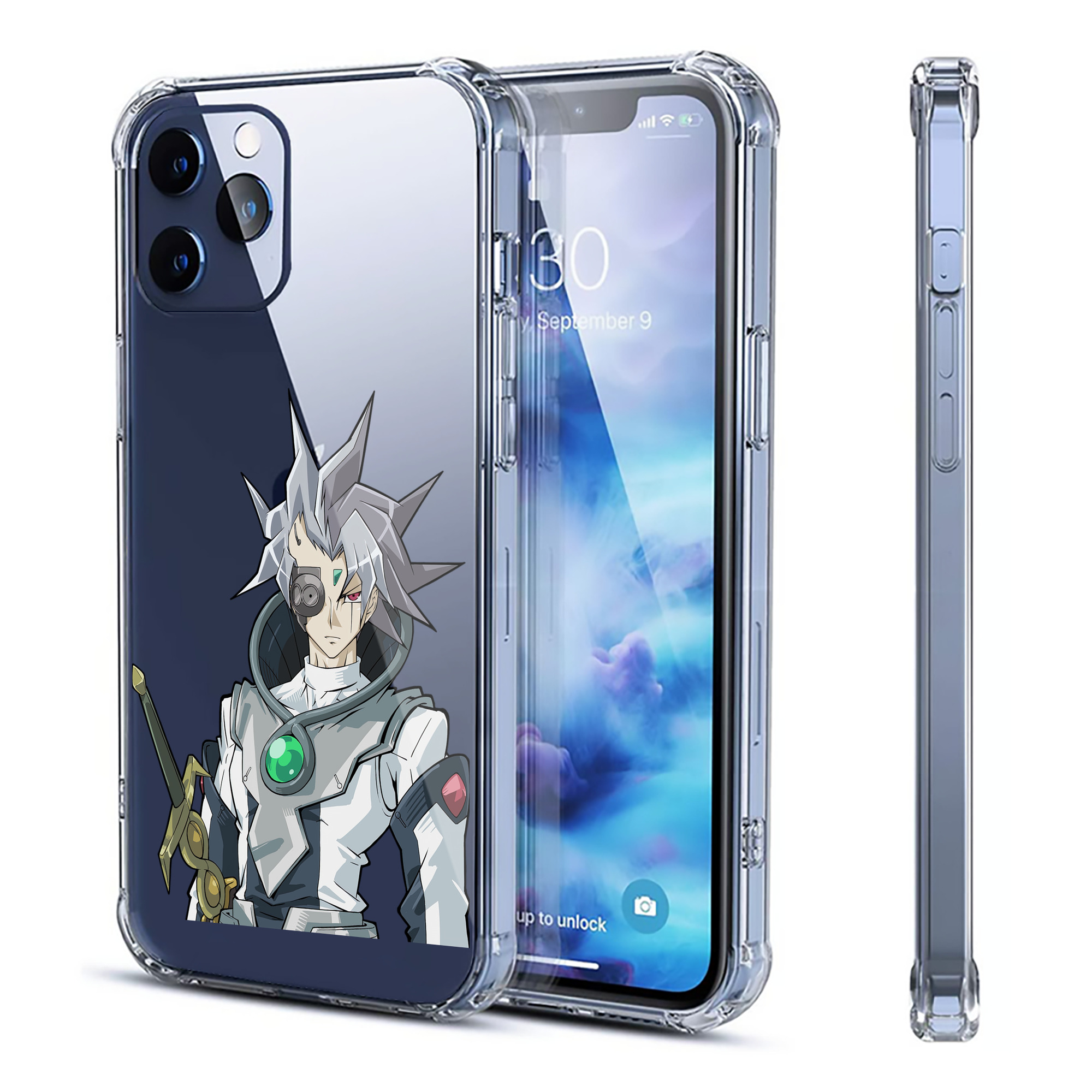 （画像用） 遊☆戯☆王 Yu-Gi-Oh! 【iPhone 12シリーズ対応】透明スマホケース（クリアソフトケース）